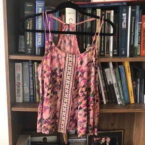 Boho chic Urban Outfitters Flowy Printed Top -M